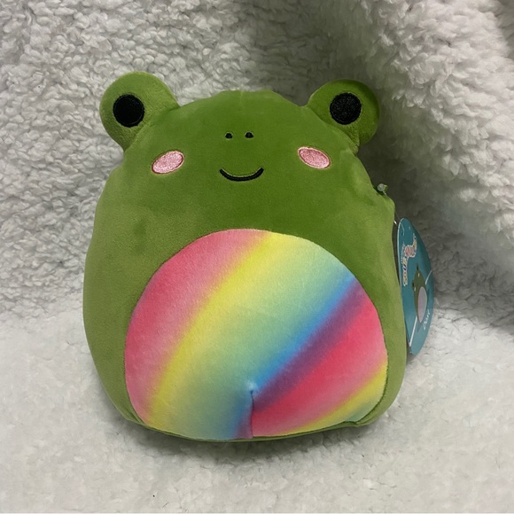 NWT Doxl the Rainbow Frog 7.5” Squishmallow Brand New - Picture 1 of 3